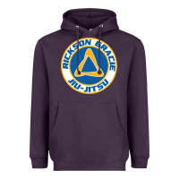 Plum rickson gracie jiu jitsu Heavyweight Hoodie - ArtMosaic