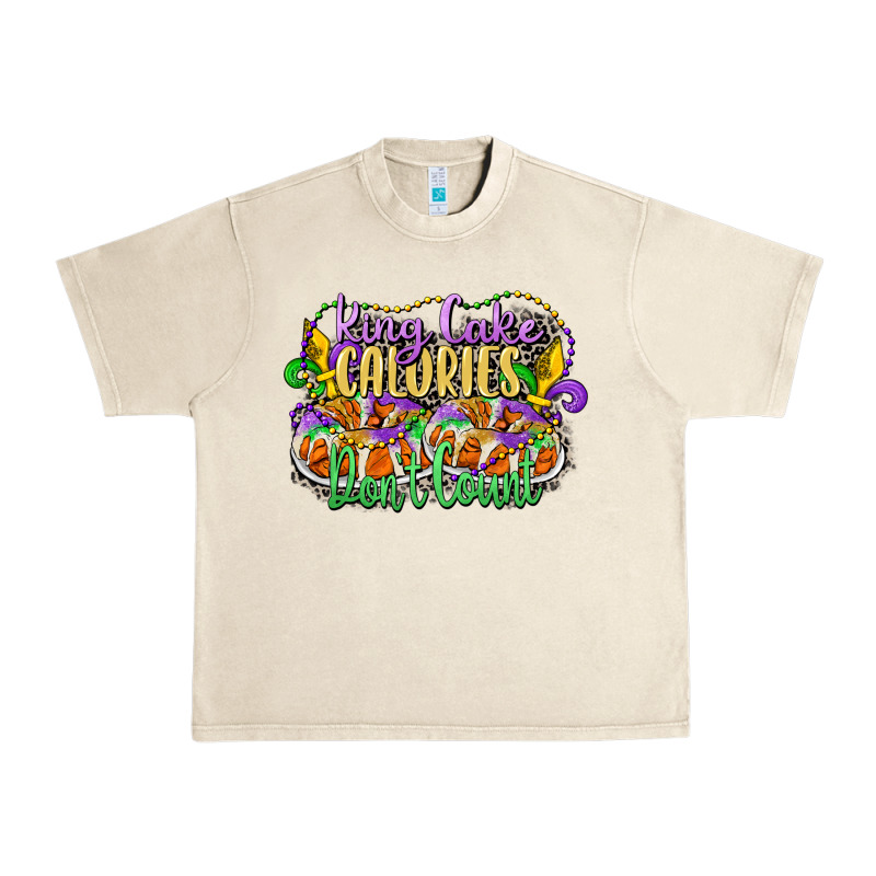 King Cake Calories Dont Count Urban Heavy Tee by CowGirlArtShop | Teevron