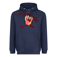 Navy tasmanian devil cartoon character Heavyweight Hoodie - ArtMosaic