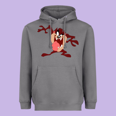 Tasmanian Devil Cartoon Character Heavyweight Hoodie Designed By Artmosaic