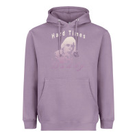 Lavender Hard Times Daddy Heavyweight Hoodie - trangStudio