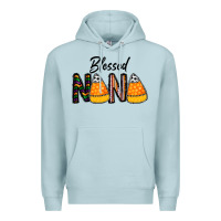 Blue Mist Blessed nana Premium Hoodie - CowhideDigitalArt