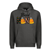 Charcoal Heather Blessed nana Premium Hoodie - CowhideDigitalArt