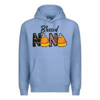 Colony Blue Blessed nana Premium Hoodie - CowhideDigitalArt