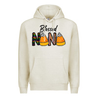 Oatmeal Heather Blessed nana Premium Hoodie - CowhideDigitalArt