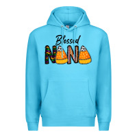 Ocean Blue Blessed nana Premium Hoodie - CowhideDigitalArt