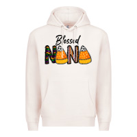 Pale Pink Blessed nana Premium Hoodie - CowhideDigitalArt
