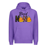 Purple Blessed nana Premium Hoodie - CowhideDigitalArt
