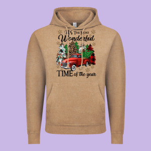 Its The Most Wonderful Time Of The Year Vintage Hoodie Designed By Cowgirlartshop