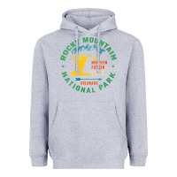 Heather Grey womens rocky mountain national park hiking travel souvenir novelty v n Heavyweight Hoodie - trangStudio