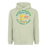 Matcha womens rocky mountain national park hiking travel souvenir novelty v n Heavyweight Hoodie - trangStudio