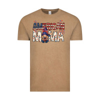 Vintage Coffee American mama with gnome Mother's Day Vintage Tee - HowdyJamesFarm