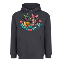 Smoke hogs and kisses pigs Heavyweight Hoodie - Artiststas