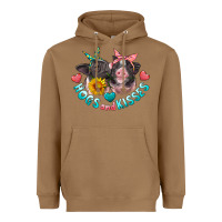 Toasted Coconut hogs and kisses pigs Heavyweight Hoodie - Artiststas