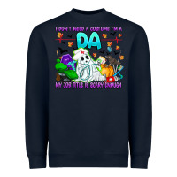 Navy I Don't Need A Costume Im A DA My Job Title Is Sca Heavyweight Sweatshirt - CowhideDigitalArt