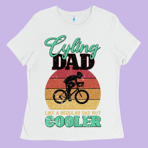 Mens Cycling Dad Bike Rider Cyclist Father S Day Gift Funny Ladies Tee Designed By Bettercallsaul