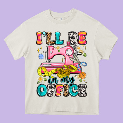 I'll Be In My Office Heavy Core Tee Designed By Artiststas