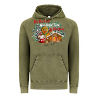 Vintage Olive its the wonderful time of the year Vintage Hoodie - CowGirlArtShop