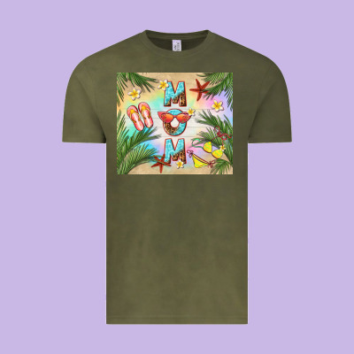 Summer Mom Vintage Tee Designed By Tumblerdesignbyshophia