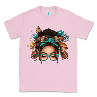 Bubblegum Pink american football messy bun Classic Tee - texasbilliewilder