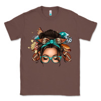 Chestnut american football messy bun Classic Tee - texasbilliewilder