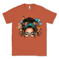Copper american football messy bun Classic Tee - texasbilliewilder