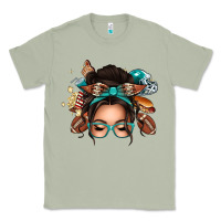 Matcha american football messy bun Classic Tee - texasbilliewilder