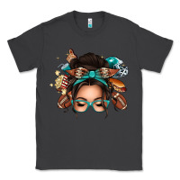 Smoke american football messy bun Classic Tee - texasbilliewilder