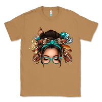 Toasted Coconut american football messy bun Classic Tee - texasbilliewilder