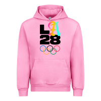 Fuchsia Pink 2028 summer olympics Urban Hoodie - FloraArt