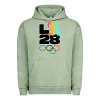 Pigment Oil Green 2028 summer olympics Urban Hoodie - FloraArt