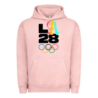 Pigment Salmon 2028 summer olympics Urban Hoodie - FloraArt