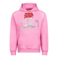 Fuchsia Pink Morbid Angel, Morbid Angel vintage, Morbid Angel art, Morbid Angel pai Urban Hoodie - FloraArt