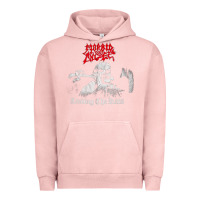 Pigment Salmon Morbid Angel, Morbid Angel vintage, Morbid Angel art, Morbid Angel pai Urban Hoodie - FloraArt