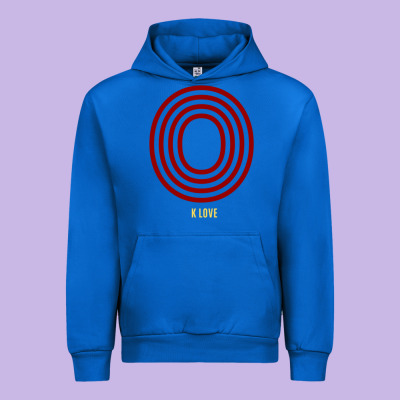 K Love 0 Urban Hoodie Designed By Floraart