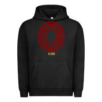 Pigment Black K Love 0 Urban Hoodie - FloraArt