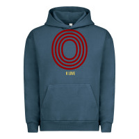 Pigment Midnight Navy K Love 0 Urban Hoodie - FloraArt