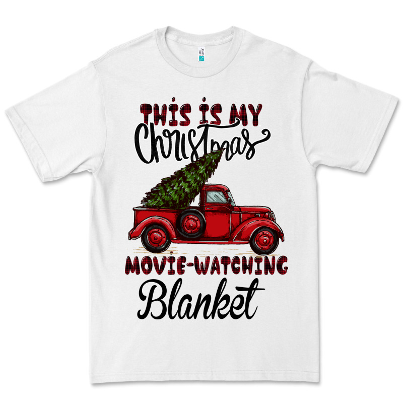 This Is My Christmas Movie Watching Blanket Premium Tee by Bettercallsaul | Teevron