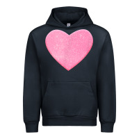 Valentines Pink Heart Urban Hoodie | Teevron