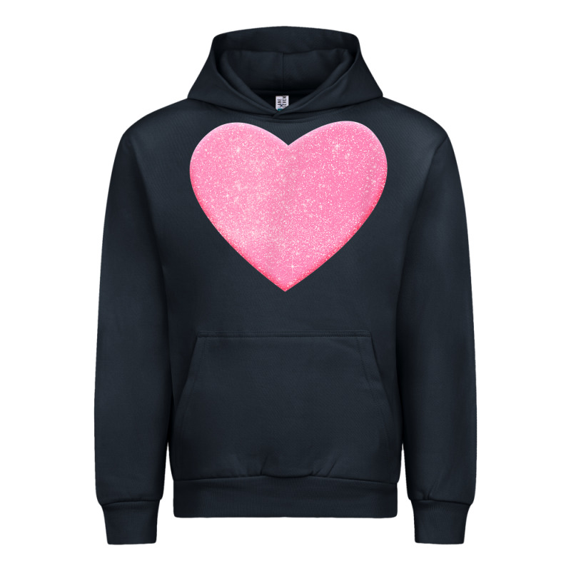 Valentines Pink Heart Urban Hoodie by FloraArt | Teevron