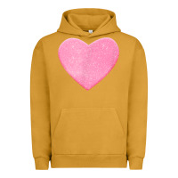 Pigment Peanut Butter Valentines Pink Heart Urban Hoodie - FloraArt