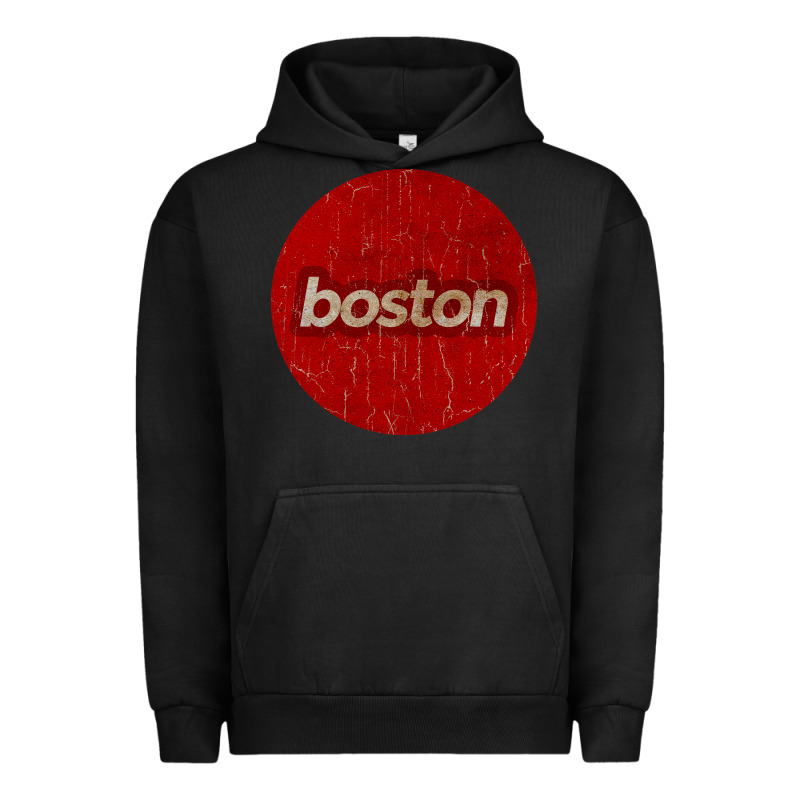 Boston   Simple Red Circle Vintage Urban Hoodie by FloraArt | Teevron