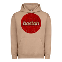 Pigment Burro boston   simple red circle vintage Urban Hoodie - FloraArt