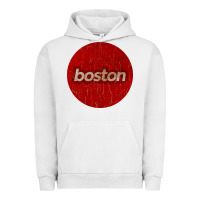 Pigment Lunar Rock boston   simple red circle vintage Urban Hoodie - FloraArt