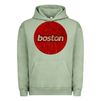 Pigment Oil Green boston   simple red circle vintage Urban Hoodie - FloraArt