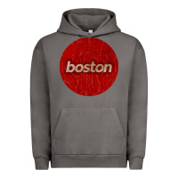 Pigment Tornado boston   simple red circle vintage Urban Hoodie - FloraArt