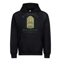 Black shotz beer worn Urban Hoodie - FloraArt