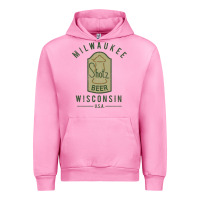 Fuchsia Pink shotz beer worn Urban Hoodie - FloraArt