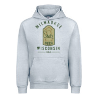 Heather Grey shotz beer worn Urban Hoodie - FloraArt