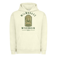 Pigment Pistachio shotz beer worn Urban Hoodie - FloraArt